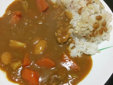 納豆カレー